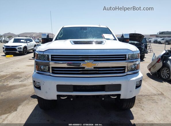 1GC1KXEY9HF196714 2017 CHEVROLET SILVERADO White Vista del cuadro de instrumentos