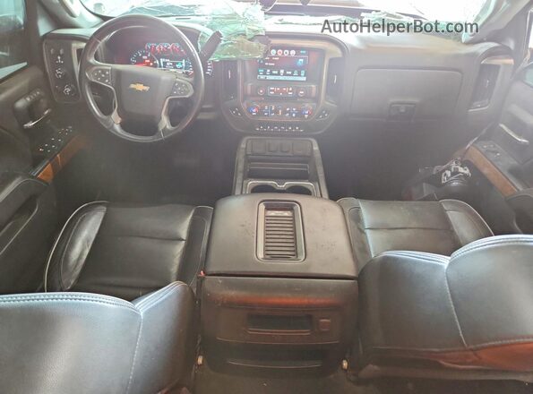 1GC1KXEY9JF101557 2018 CHEVROLET SILVERADO Black Առջևի վահանակի տեսք