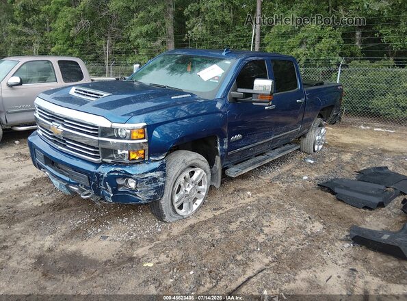 1GC1KXEYXHF118975 2017 CHEVROLET SILVERADO Blue Przód lewy