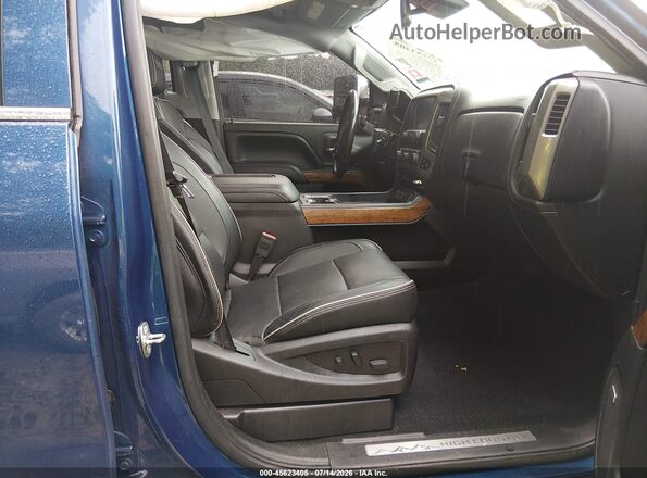 1GC1KXEYXHF118975 2017 CHEVROLET SILVERADO Blue Widok wnętrza z przodu