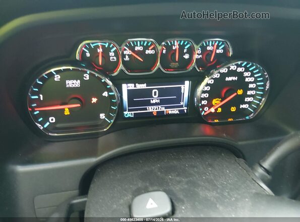 1GC1KXEYXHF118975 2017 CHEVROLET SILVERADO Blue Widok tylnych siedzeń