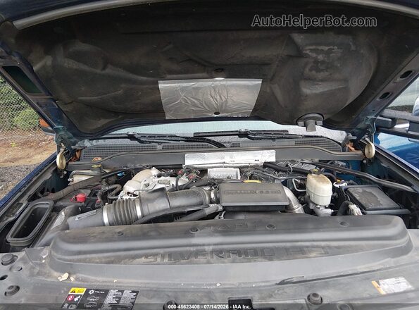 1GC1KXEYXHF118975 2017 CHEVROLET SILVERADO Blue Widok z tyłu
