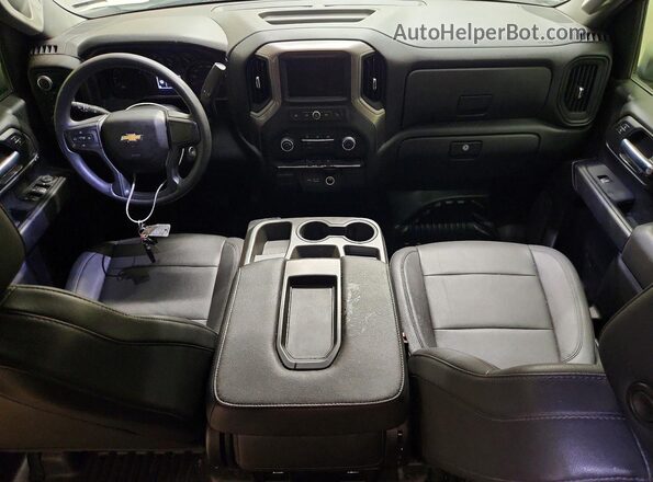 1GC1YLE70PF175926 2023 CHEVROLET SILVERADO White Вид панелі приладів