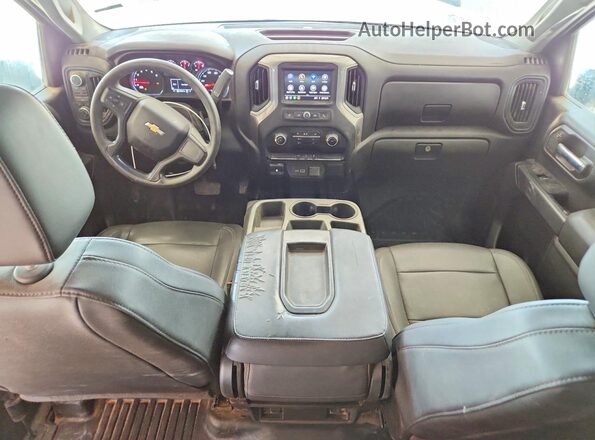 1GC1YLE70PF175988 2023 CHEVROLET SILVERADO White Вид панелі приладів