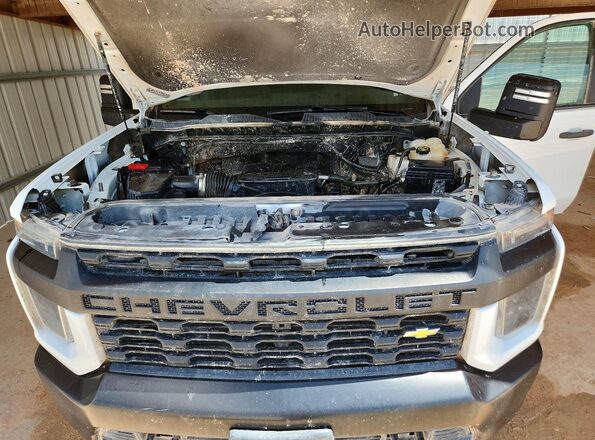 1GC1YLE70PF175988 2023 CHEVROLET SILVERADO White Вид задньої частини салону