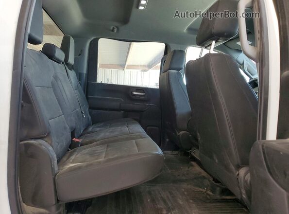 1GC1YLE71PF167480 2023 CHEVROLET SILVERADO White უკანა სავარძლების ხედი