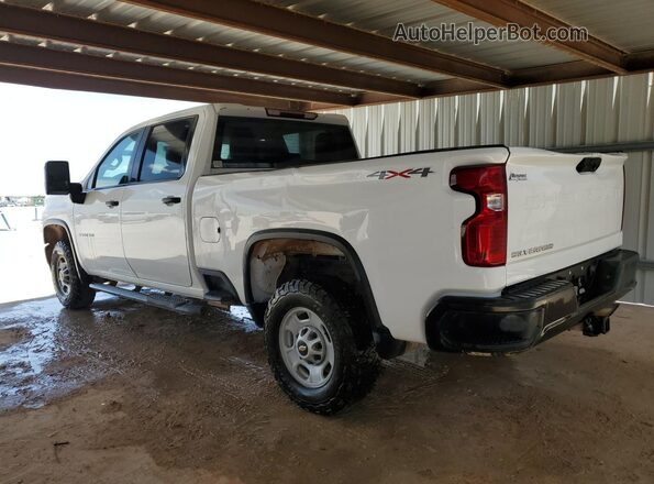 1GC1YLE71PF167480 2023 CHEVROLET SILVERADO White VIN კოდის სტიკერის ხედი