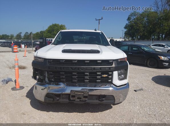 1GC1YLE72PF135332 2023 CHEVROLET SILVERADO White Vista del cuadro de instrumentos