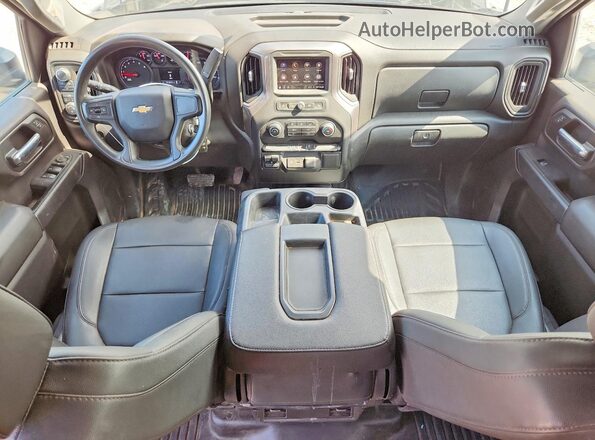 1GC1YLE77PF175938 2023 CHEVROLET SILVERADO White წინა პანელის ხედი