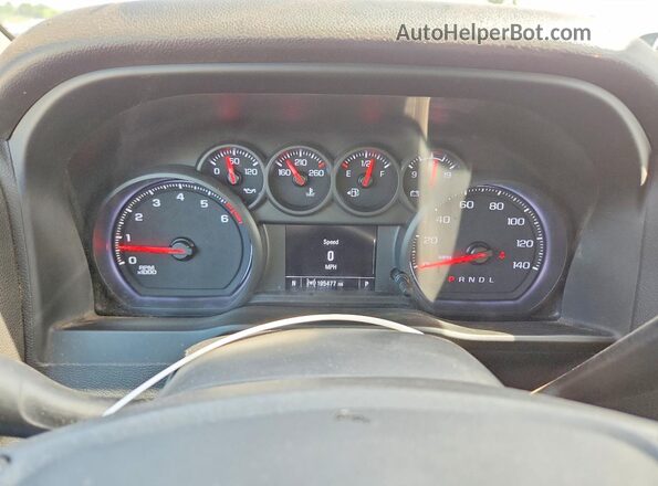 1GC1YLE77PF175938 2023 CHEVROLET SILVERADO White ხელსაწყოთა პანელის ხედი