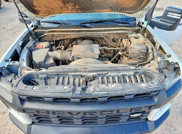 1GC1YLE77PF175938 2023 CHEVROLET SILVERADO White უკანა სალონის ხედი