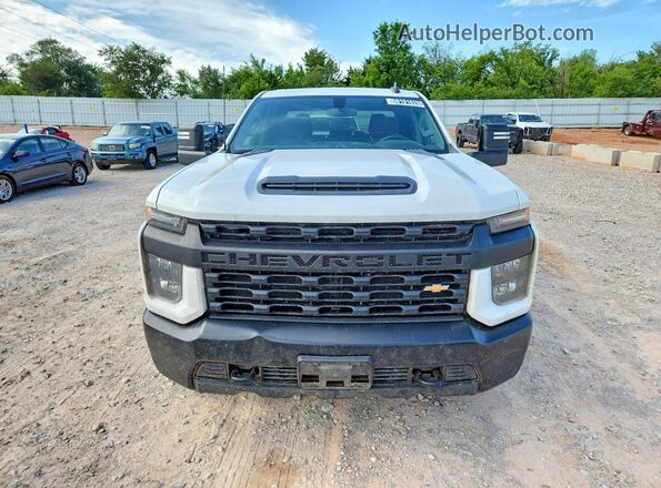 1GC1YLE77PF175938 2023 CHEVROLET SILVERADO White წინა ხედი