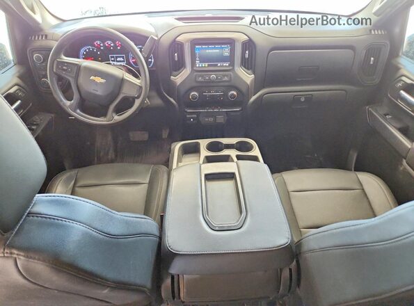 1GC1YLE78PF167590 2023 CHEVROLET SILVERADO White წინა პანელის ხედი