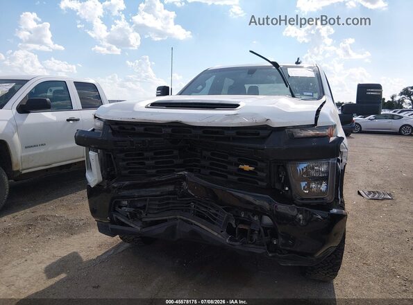 1GC1YME70NF109900 2022 CHEVROLET SILVERADO Белый Вид спереди