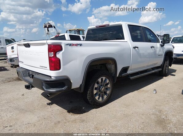 1GC1YME70NF109900 2022 CHEVROLET SILVERADO Белый Задняя правая четверть