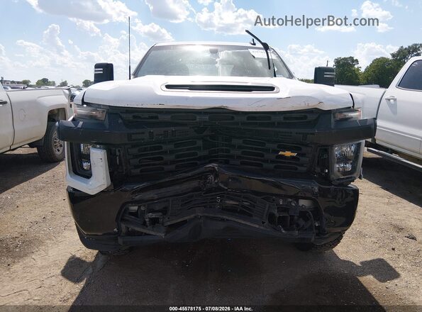 1GC1YME70NF109900 2022 CHEVROLET SILVERADO Белый Вид щитка приборов