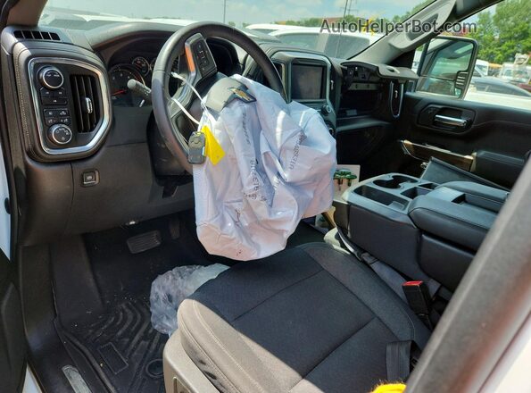 1GC1YNEY5NF201924 2022 CHEVROLET SILVERADO White Dashboard view