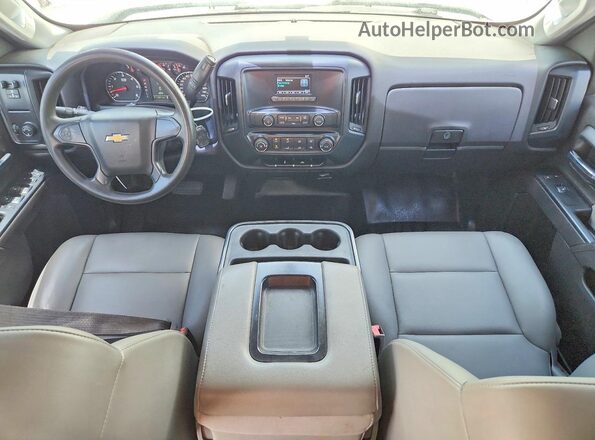1GC2CUEG1HZ349897 2017 CHEVROLET SILVERADO Белый Вид панели приборов