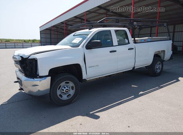1GC2CUEG5JZ260131 2018 CHEVROLET SILVERADO White Առջևի ձախ երեք քառորդ տեսարան