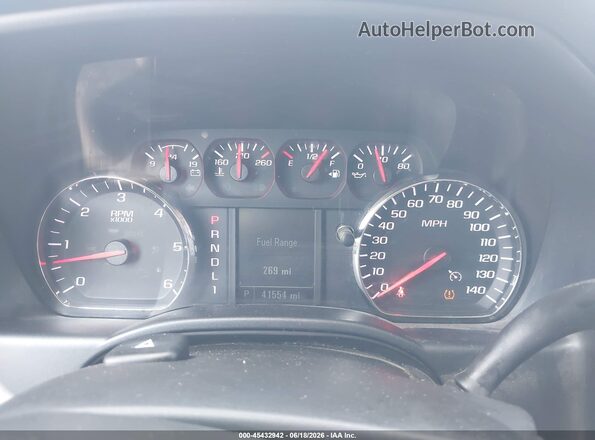1GC2CUEG9HZ242886 2017 CHEVROLET SILVERADO Silver უკანა სავარძლების ხედი