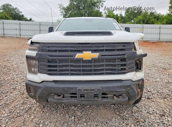 1GC2KLE72SF318809 2025 CHEVROLET SILVERADO White Widok z przodu