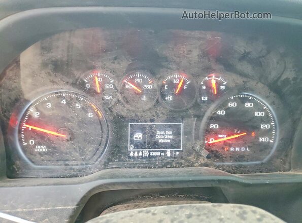 1GC2KLE72SF318809 2025 CHEVROLET SILVERADO White Widok zestawu wskaźników