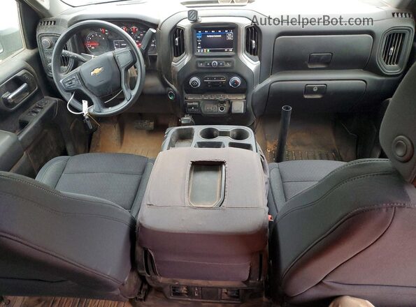 1GC2KLE72SF318809 2025 CHEVROLET SILVERADO White Widok deski rozdzielczej