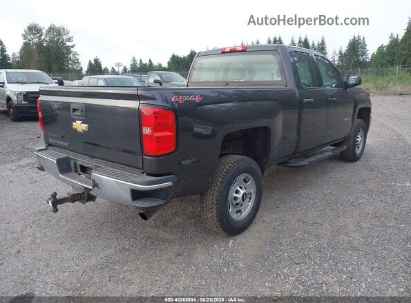 1GC2KUEG1GZ341803 2016 CHEVROLET SILVERADO Серый Задняя правая четверть