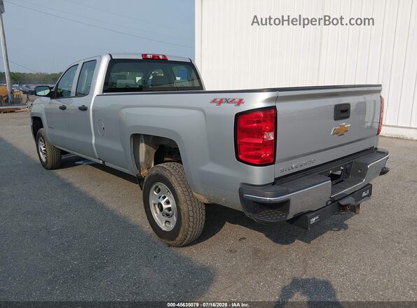 1GC2KUEG1HZ307085 2017 CHEVROLET SILVERADO Silver Trasero izquierdo