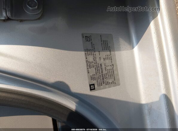 1GC2KUEG1HZ307085 2017 CHEVROLET SILVERADO Silver Vista del compartimento del motor