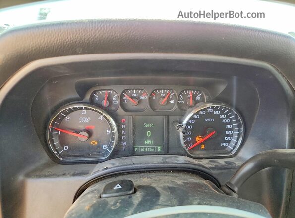 1GC2KUEG6GZ231927 2016 CHEVROLET SILVERADO White Instrument cluster view