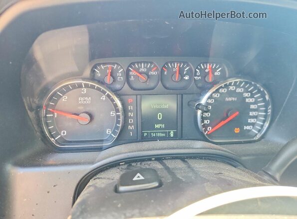 1GC2KUEG7GZ343023 2016 CHEVROLET SILVERADO Red ხელსაწყოთა პანელის ხედი