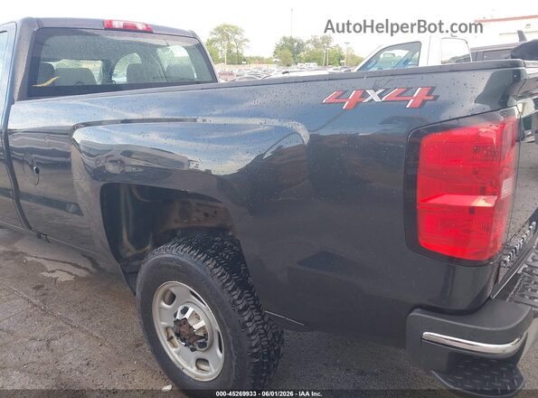 1GC2KUEY0JZ129488 2018 CHEVROLET SILVERADO Gray უკანა სალონის ხედი