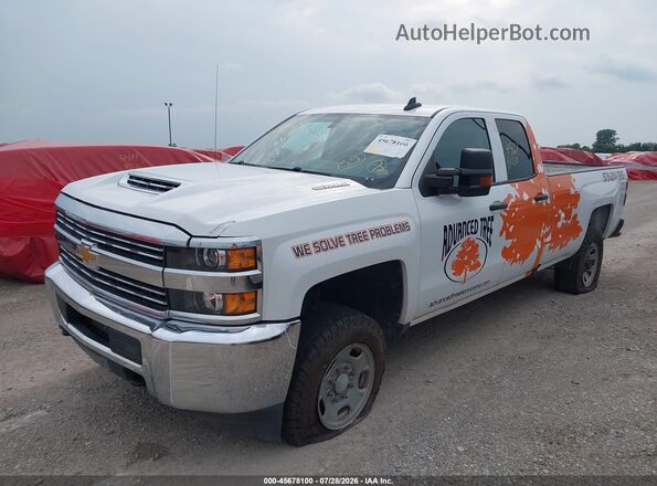 1GC2KUEY4HZ351025 2017 CHEVROLET SILVERADO Белый Передняя левая четверть