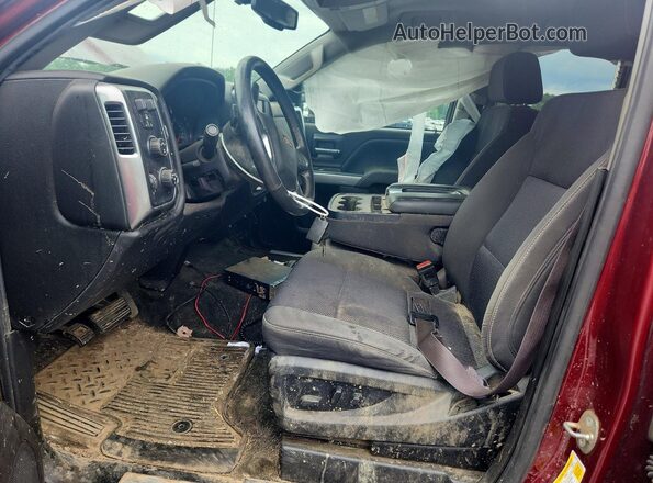 1GC2KVEG0HZ322523 2017 CHEVROLET SILVERADO Maroon Vista interior delantera