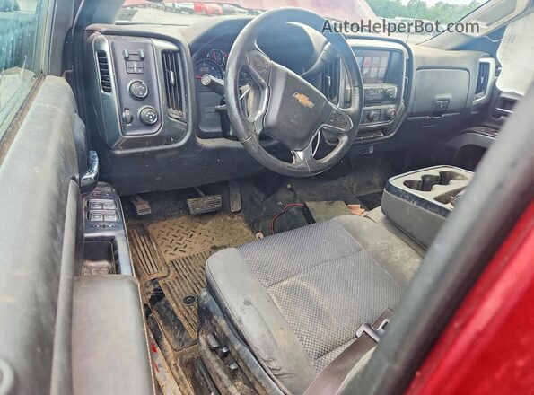 1GC2KVEG0HZ322523 2017 CHEVROLET SILVERADO Maroon Vista del salpicadero