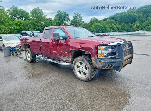 1GC2KVEG0HZ322523 2017 CHEVROLET SILVERADO Maroon Delantero derecho