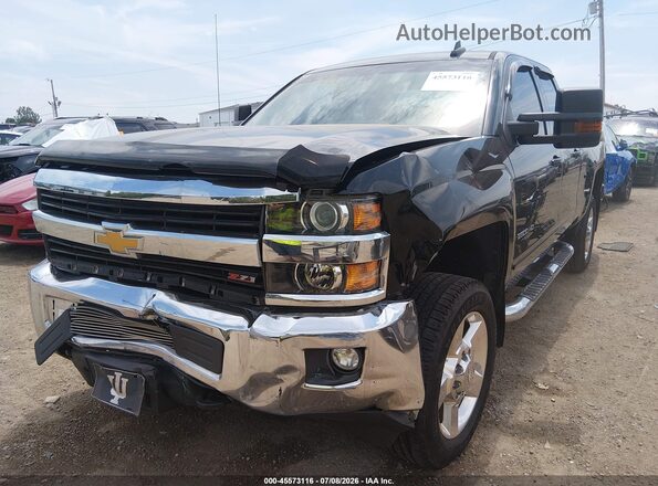1GC2KVEG1GZ286100 2016 CHEVROLET SILVERADO Черный Передняя левая четверть