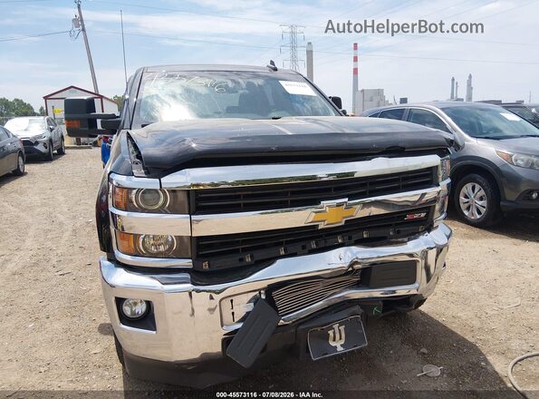 1GC2KVEG1GZ286100 2016 CHEVROLET SILVERADO Черный Вид спереди