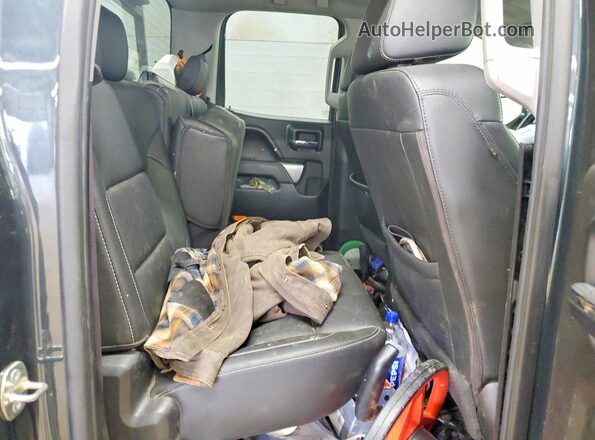 1GC2KVEG2HZ276578 2017 CHEVROLET SILVERADO Blue Vista de los asientos traseros