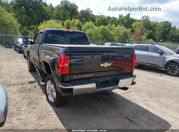 1GC2KVEG4JZ120287 2018 CHEVROLET SILVERADO Black Tył lewy