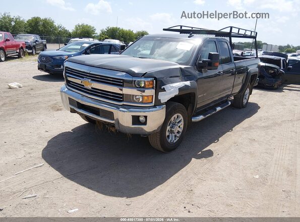 1GC2KVEG6HZ358801 2017 CHEVROLET SILVERADO Black Առջևի ձախ երեք քառորդ տեսարան