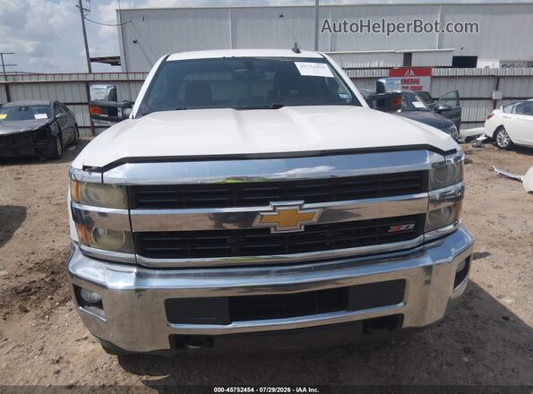 1GC2KVEG9GZ295482 2016 CHEVROLET SILVERADO Белый Вид щитка приборов