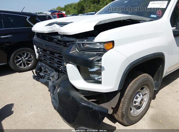 1GC2WLE77MF210239 2021 CHEVROLET SILVERADO White Вид спереду