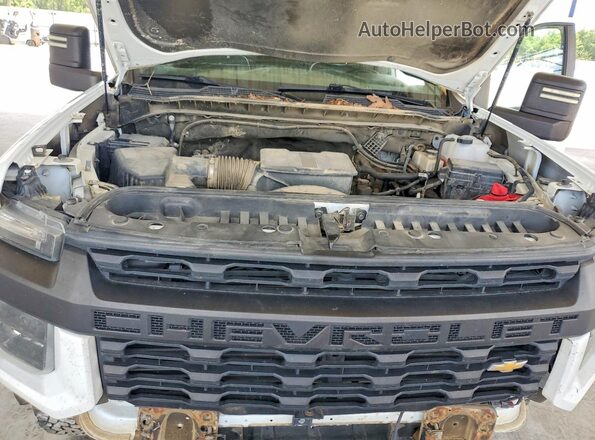 1GC2YLE77LF227390 2020 CHEVROLET SILVERADO White უკანა სალონის ხედი