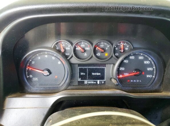 1GC2YLE77LF227390 2020 CHEVROLET SILVERADO White ხელსაწყოთა პანელის ხედი