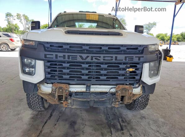 1GC2YLE77LF227390 2020 CHEVROLET SILVERADO White წინა ხედი