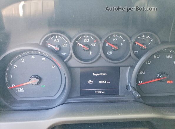 1GC3WRE78RF437003 2024 CHEVROLET SILVERADO White Instrument cluster view