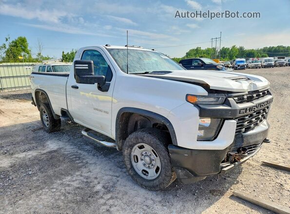 1GC3YLE72NF310670 2022 CHEVROLET SILVERADO White Передня права чверть