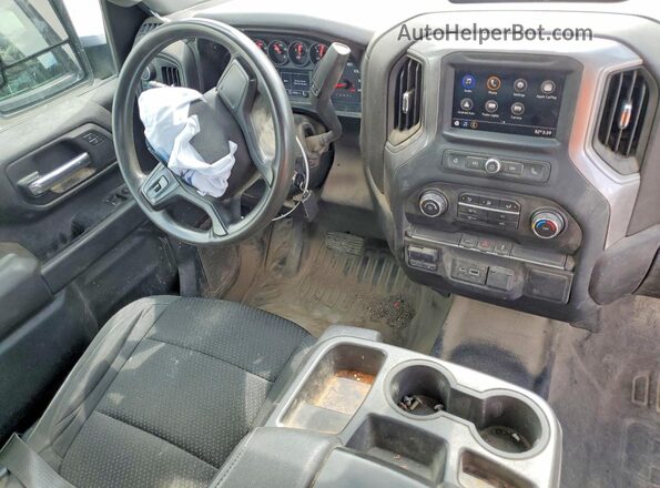 1GC3YLE72NF310670 2022 CHEVROLET SILVERADO White Вид панелі приладів